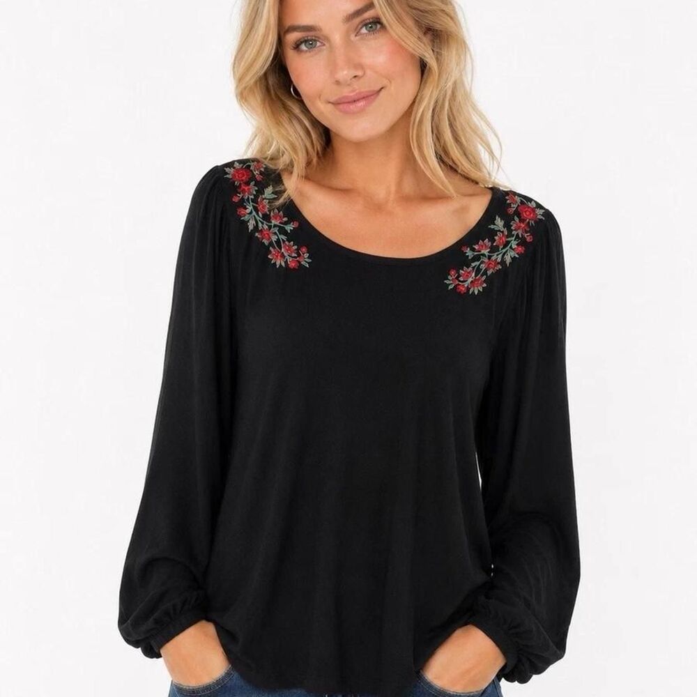 American-eagle Women's Black Blouse